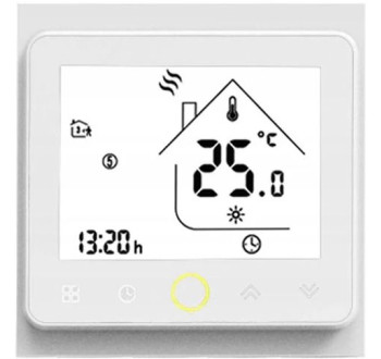 Smart termostat Moes WHT-002-GC White WiFi Tuya