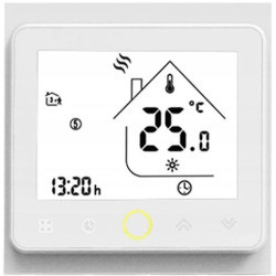 Smart termostat Moes WHT-002-GC White WiFi Tuya