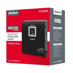 Zdroj záložní REBEL POWER-500 12V/230V 500VA 300W nástěnný